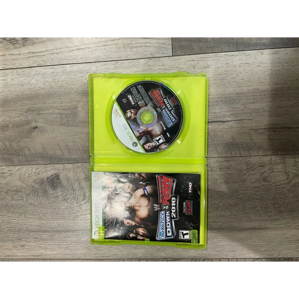 WWE‎ SmackDown vs Raw 2010 Xbox 360 Walmart Exclusive THQ Wrestling Game CIB